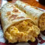 Scrambled Egg and Cheese Breakfast Wraps