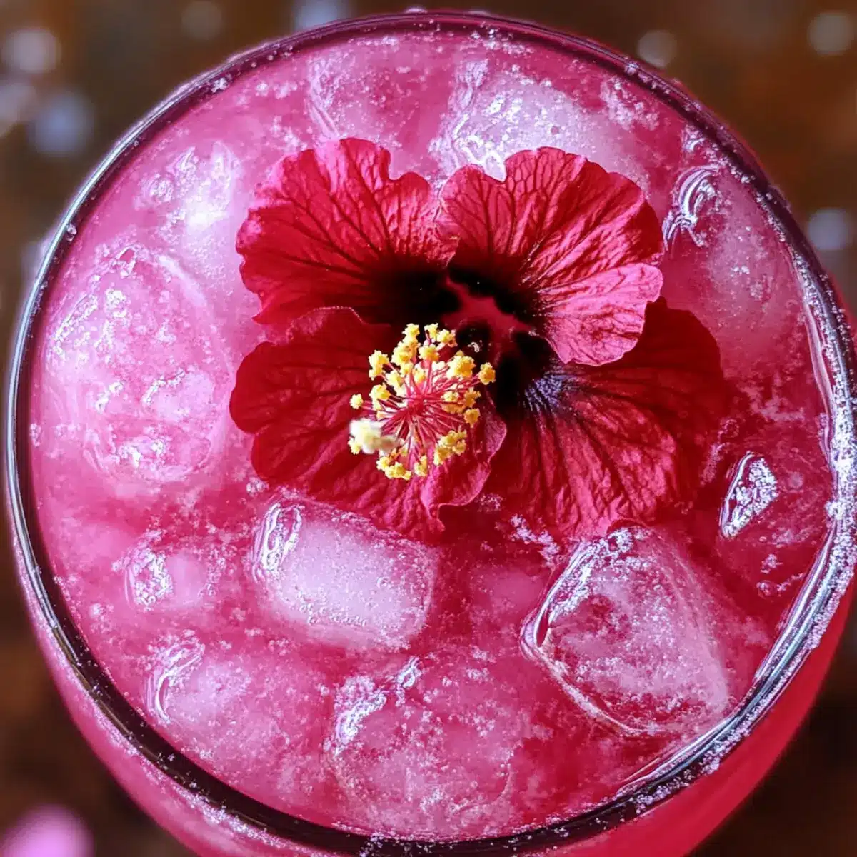 Honey-Steeped Hibiscus Frost recipe